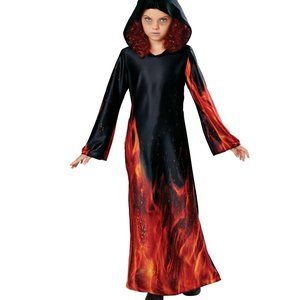 Fire Sorceress Girl Costume (M 8-10)